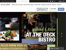 Tablet Screenshot of pacificharbourgolf.com.au
